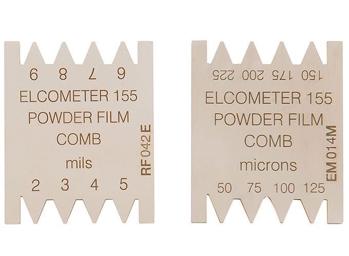 Elcometer 155 Metric Powder Film Comb (50 - 225μm)